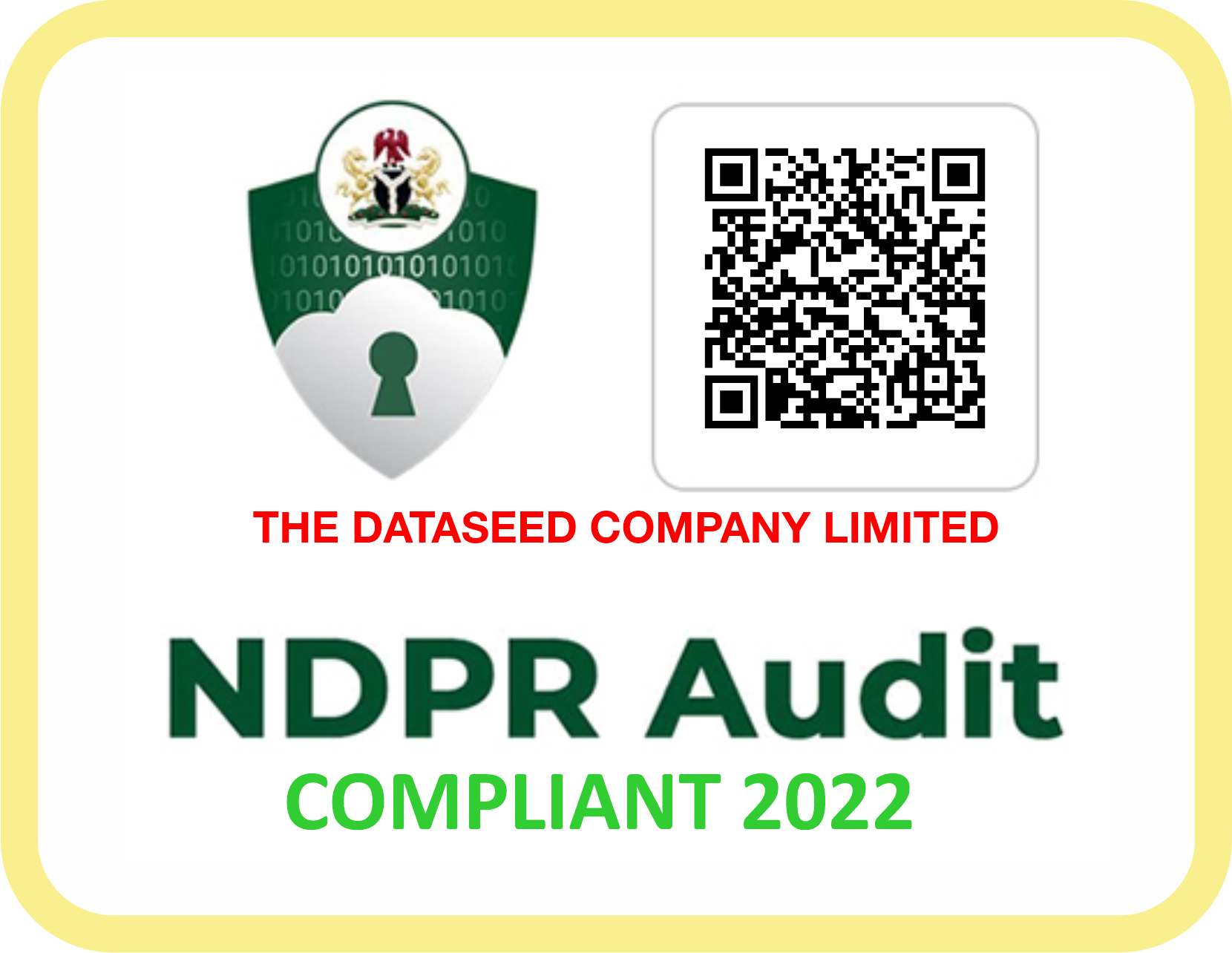 NDPR Compliance badge